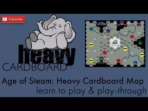 Age of Steam HC XL 4p Play-through, Teaching, & Roundtable discussion by Heavy Cardboard