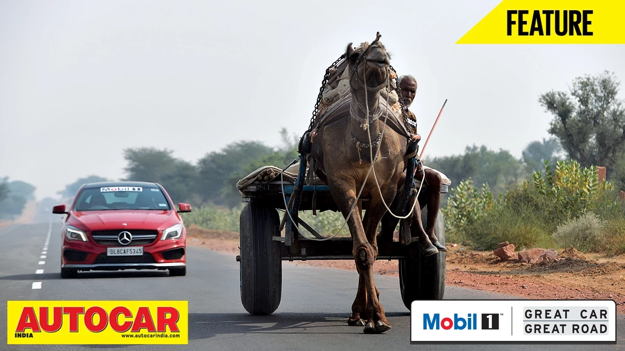 Exploring Rajasthan in a Mercedes CLA 35 AMG  | Great Car Great Road with Mobil 1 | Autocar India