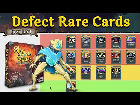 All Defect Rare Cards | Tier List & Analysis | Slay the Spire: The Board Game