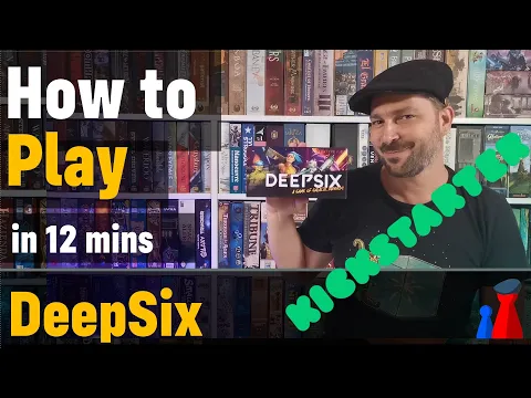 How to play DeepSix board game - Full teach + Visuals - Peaky Boardgamer