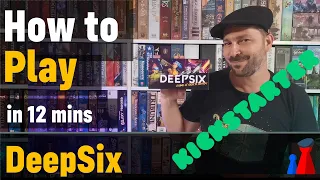 How to play DeepSix board game - Full teach + Visuals - Peaky Boardgamer
