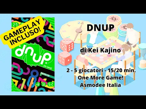 Dnup (gioco da tavolo) - Tutorial e gameplay italiano
