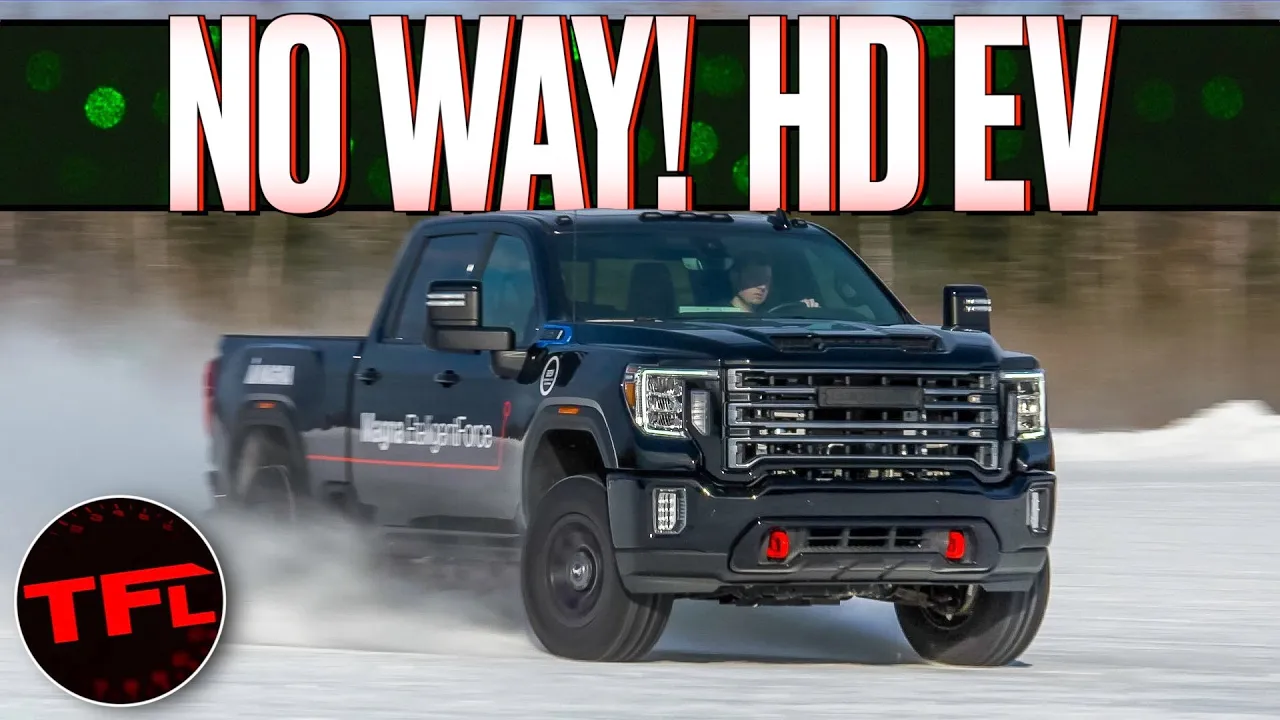 First Ever Gas vs. EV Heavy Duty Truck Drag Race: It Was OVER From The Beginning!