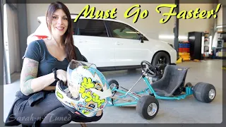 I Made It Faster!.. and Then It Broke // Project Retired Shifter Kart