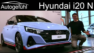 all-new Hyundai i20 N Premiere 2021 Exterior Interior REVIEW - Autogefühl