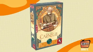 Carnegie by Pegasus Spiele | Game Trade Minute | (A 60 Second Snapshot)