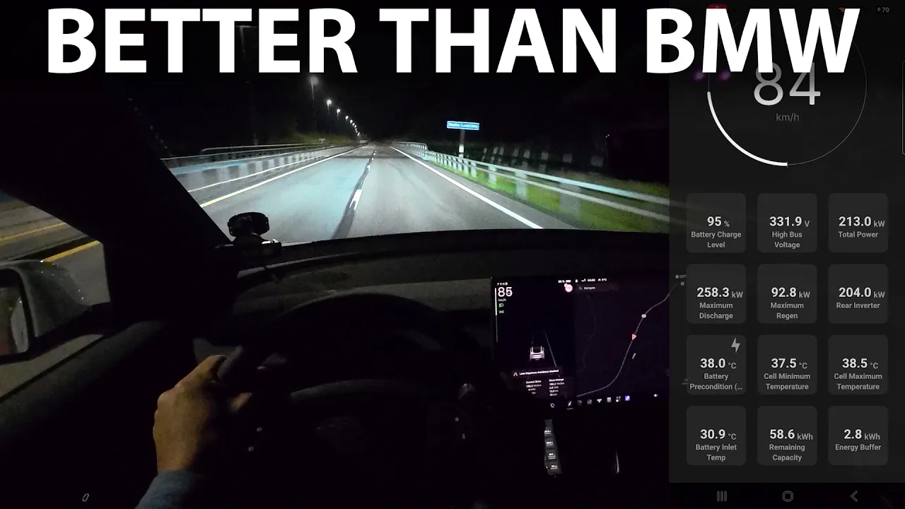 Tesla Model Y Standard acceleration and noise test
