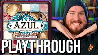 BETTER Than the original? Azul Master Chocolatier Board Game Playthrough