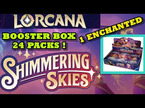 1 SHIMMERING SKIES Booster Box【24 PACKS] [DISNEY LORCANA]