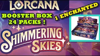 1 SHIMMERING SKIES Booster Box【24 PACKS] [DISNEY LORCANA]