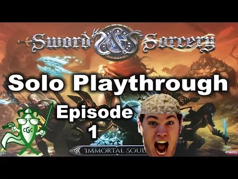 "Better Than Gloomhaven?" - Sword And Sorcery (Solo), Ep. 1 - A Playthrough With Paeter