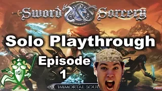"Better Than Gloomhaven?" - Sword And Sorcery (Solo), Ep. 1 - A Playthrough With Paeter