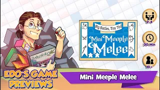 Edo's Mini Meeple Melee Review (KS Preview)