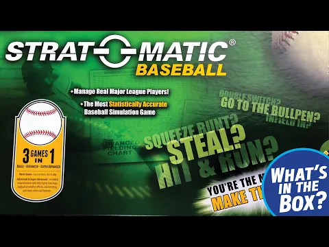 STRAT-O-MATIC Baseball Unboxing