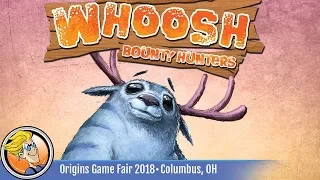 Whoosh: Bounty Hunters — game preview at Origins 2018