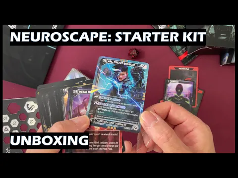 Unboxing Neuroscape TCG Genesis 2 Player Starter Kit