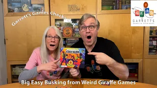 Garrett's Games Reviews Big Easy Busking from Weird Giraffe Games