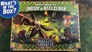 Massive Darkness 2 - DRUIDS vs BEELZEBUB Heroes & Monster Set Expansion Unboxing