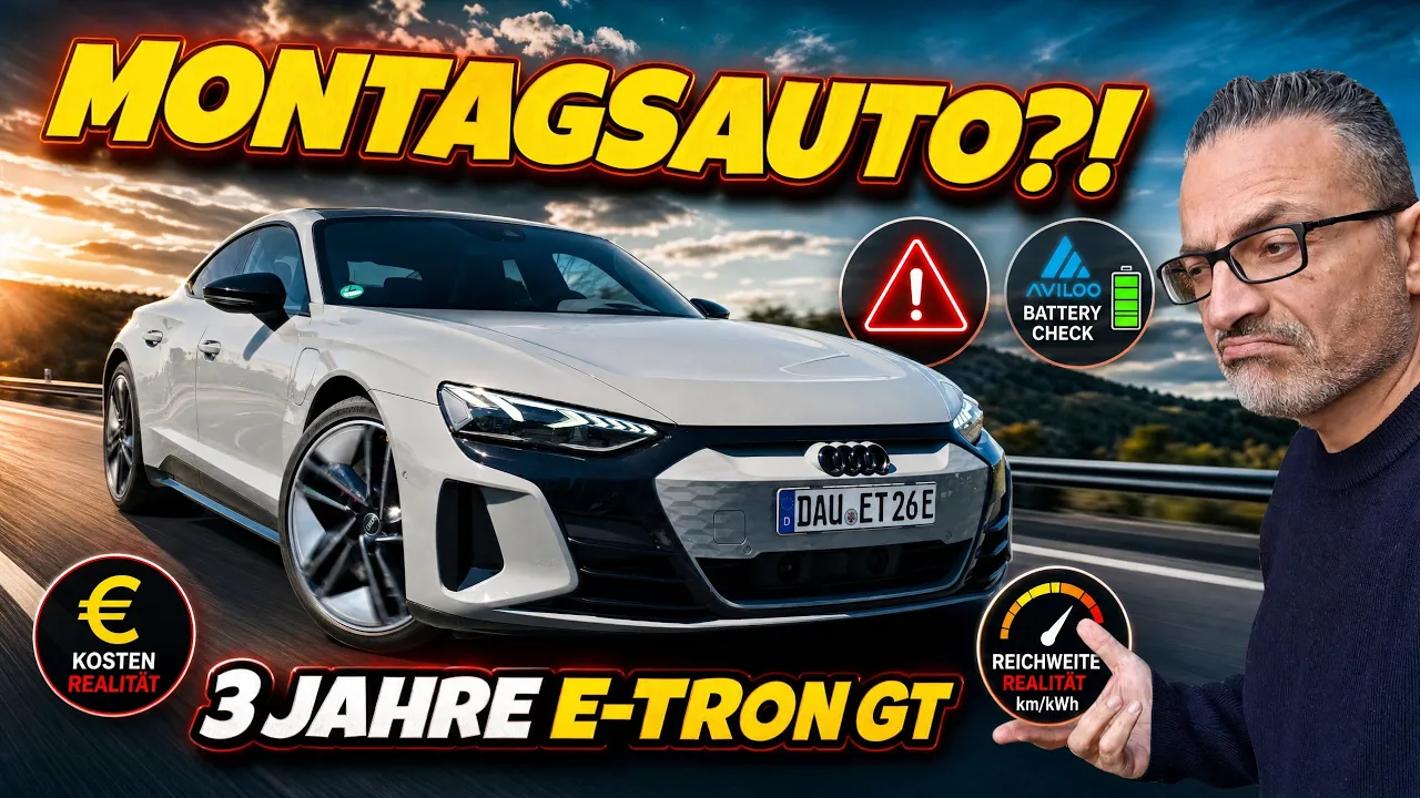 3 Jahre Audi e-tron GT: Probleme, Kosten & Aviloo Akku-Check. Ehrlicher Erfahrungsbericht.