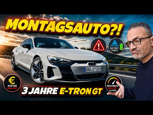 3 Jahre Audi e-tron GT: Probleme, Kosten & Aviloo Akku-Check. Ehrlicher Erfahrungsbericht.