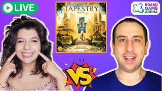 Partita Live a Tapestry su Board Game Arena