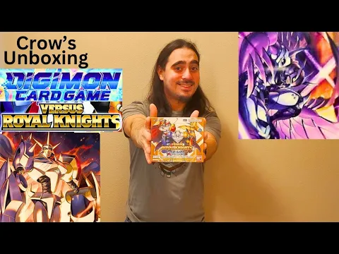 Crow's unboxing Digimon card game BT 13 VS Royal Knights