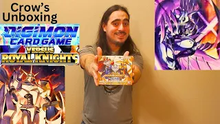 Crow's unboxing Digimon card game BT 13 VS Royal Knights