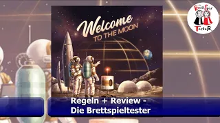 Welcome to the Moon von Blue Cocker - Regeln + Review - Brettspiel - Die Brettspieltester