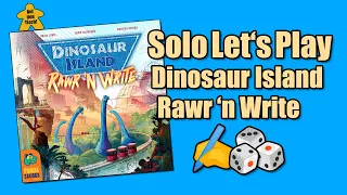Solo Let's Play 🎲 Dinosaur Island Rawr 'n Write | Auf den Tisch!