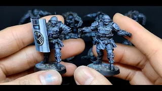 Speed-Painting Guards from Marvel Zombies