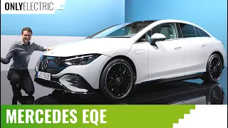 Mercedes EQE - the Premiere REVIEW of the Electric E-Class !