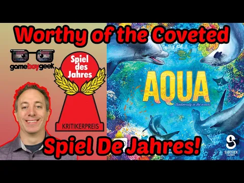Aqua: Biodiversity in the Oceans Review - Possible Spiel Des Jahres Winner?