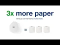 Tork OptiServe Premium Coreless Toilet Paper - 3 Ply - Pack of 18 video