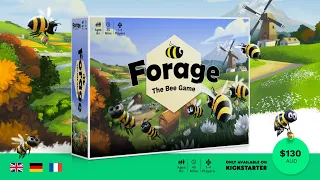 Forage Bee Board Game – Magnetic Bees, Seasons & Strategy (Kickstarter Trailer)