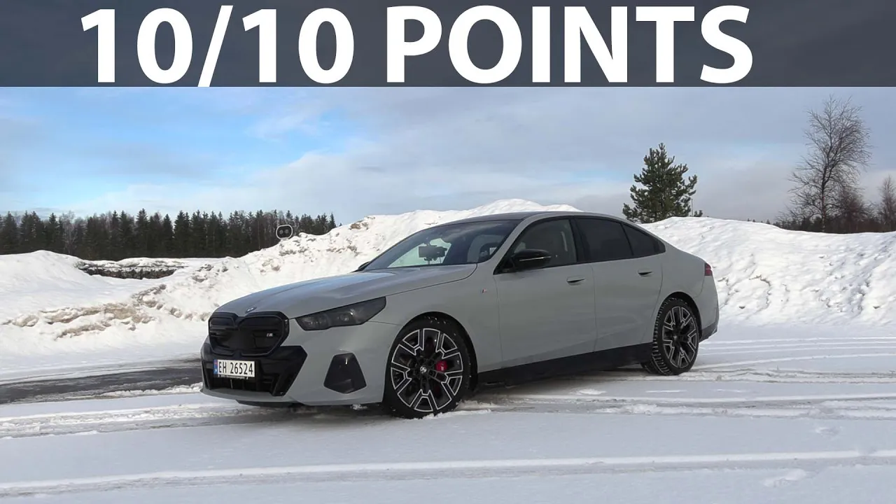 BMW i5 M60 range test