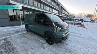 Kia PV5 varebil, første prøvetur i kaldt vintervær