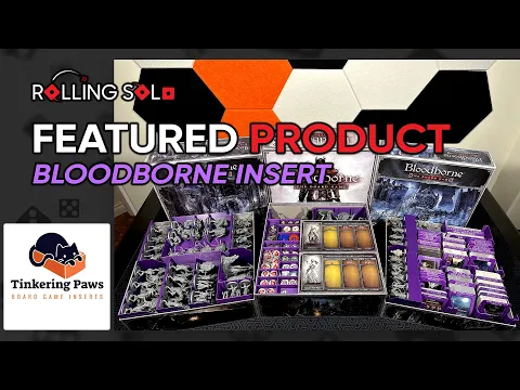 Featured Product | Tinkering Paws | Bloodborne Board Game Insert