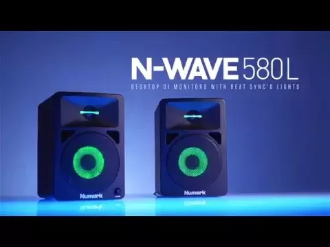 Product video thumbnail for Numark N-Wave 580L Desktop Powered Monitors with LED