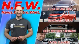 #NEWS: Mega Tesla Update, Opel Zafira-e, Tesla 80 Milliarden Aktie, Lucid Air Infos, Laden daheim