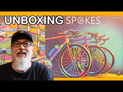 Unboxing Spokes from Radical 8 Games | A Board Game Designed by Bert Hardeman | Inc. micro expansion