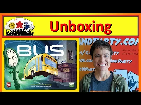 Bus Board Game Unboxing