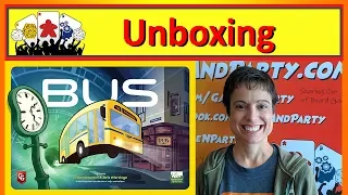 Bus Board Game Unboxing