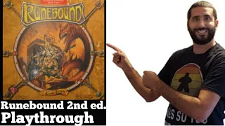 Runebound 2nd Edition Board Game Playthrough (solo)