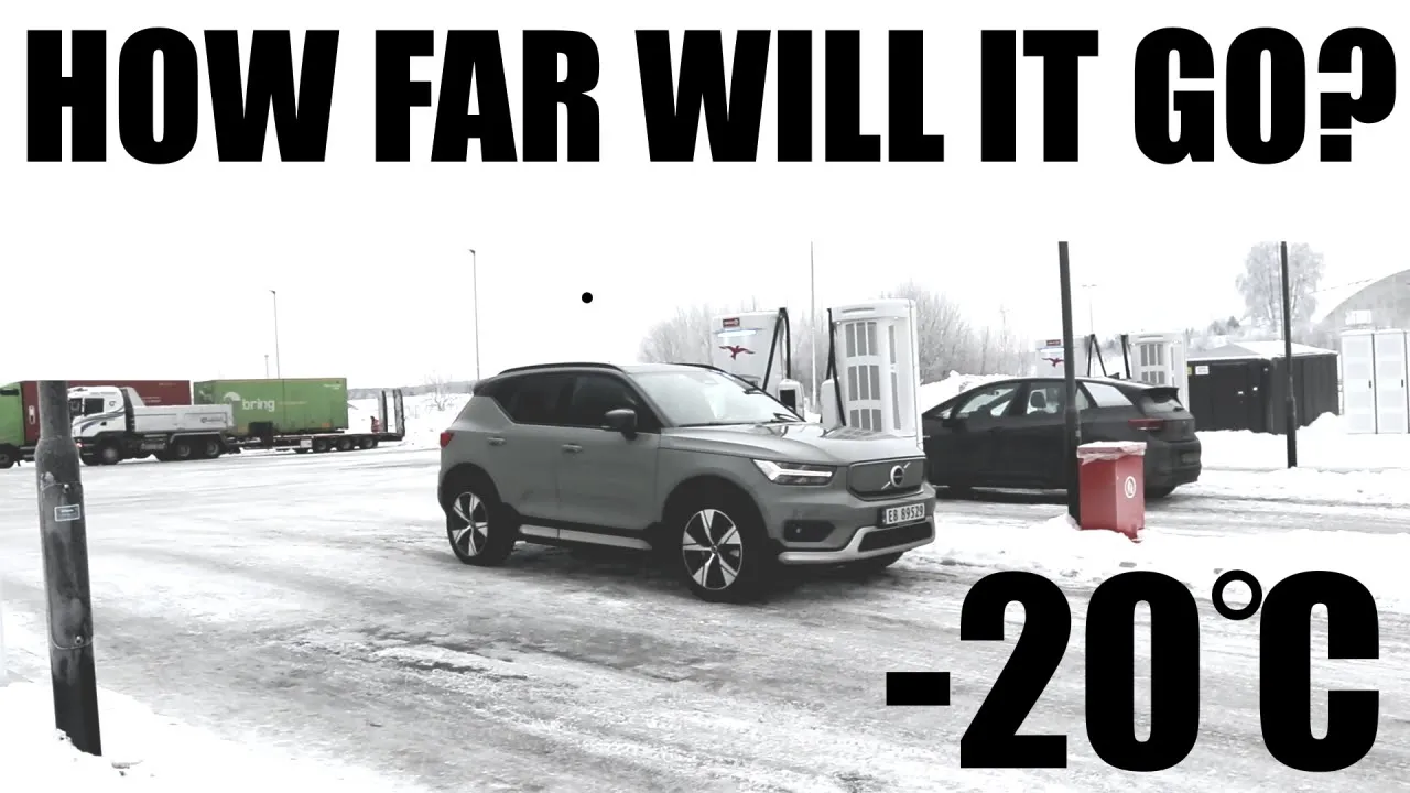 Volvo XC40 Recharge P8 Winter Range, Efficiency & Charging Test!