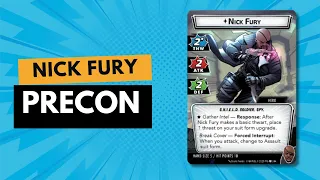 Playing the Nick Fury Precon Deck for the First Time in Marvel Champions
