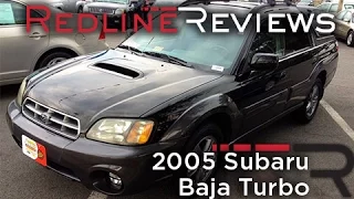 2005 Subaru Baja Turbo Walkaround, Start Up, Review, Test Drive