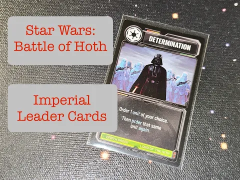 TDG: Star Wars: Battle of Hoth - Imperial Leader Cards
