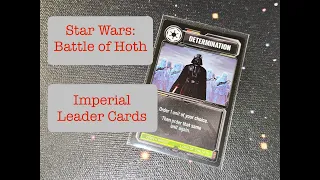 TDG: Star Wars: Battle of Hoth - Imperial Leader Cards