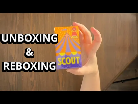 Scout - Quick Look Game Unboxing & Reboxing - What's in the Box?