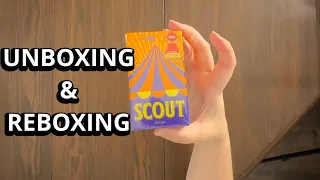 Scout - Quick Look Game Unboxing & Reboxing - What's in the Box?